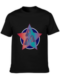 Unicorn Star Graphic Tee - Black