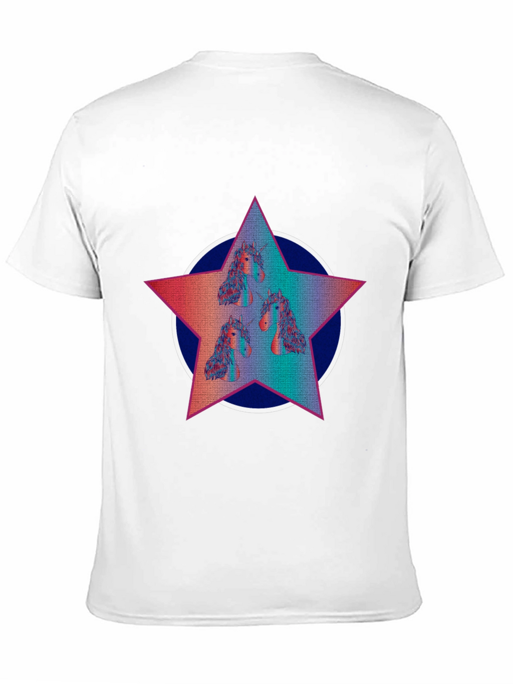 Unicorn Star Graphic Tee - Black