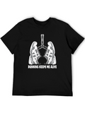 Running Keeps Me Alive Graphic Tee