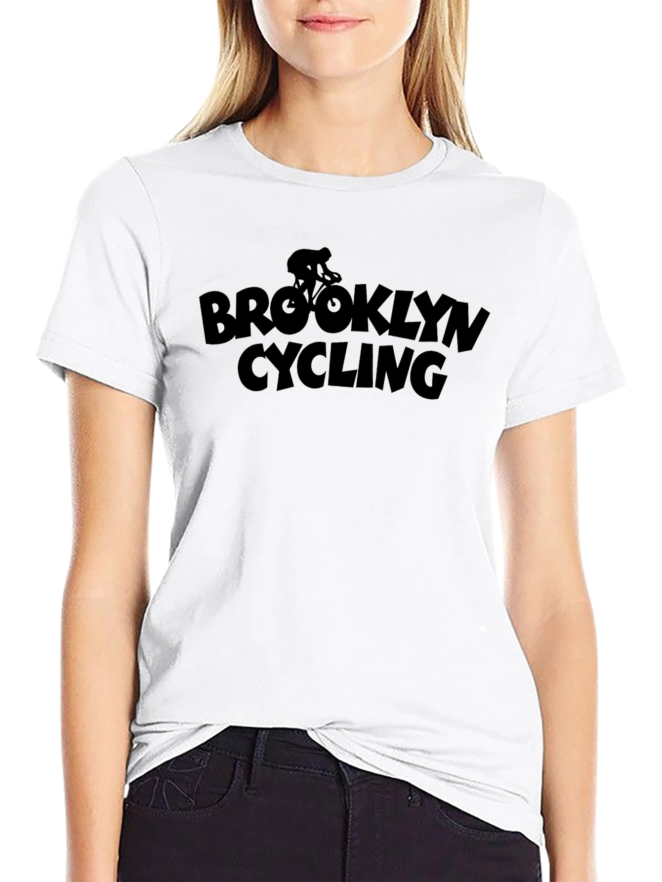 Brooklyn Cycling Graphic T-Shirt - Casual Cotton Tee