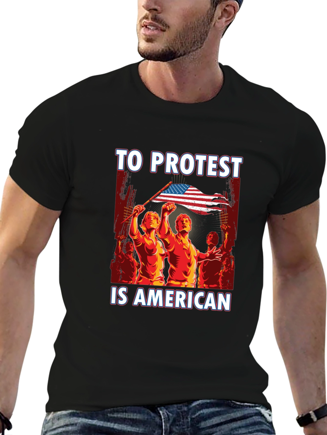 To Protest Is American Graphic Tee
