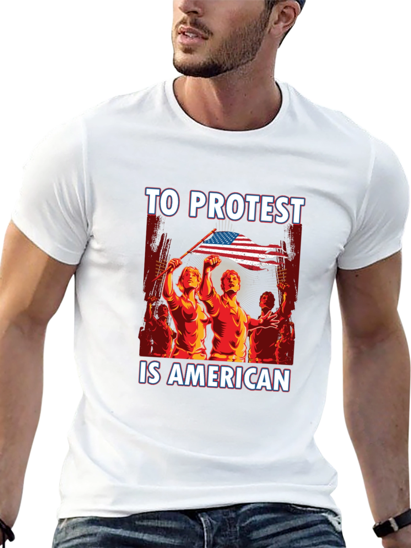 To Protest Is American Graphic Tee
