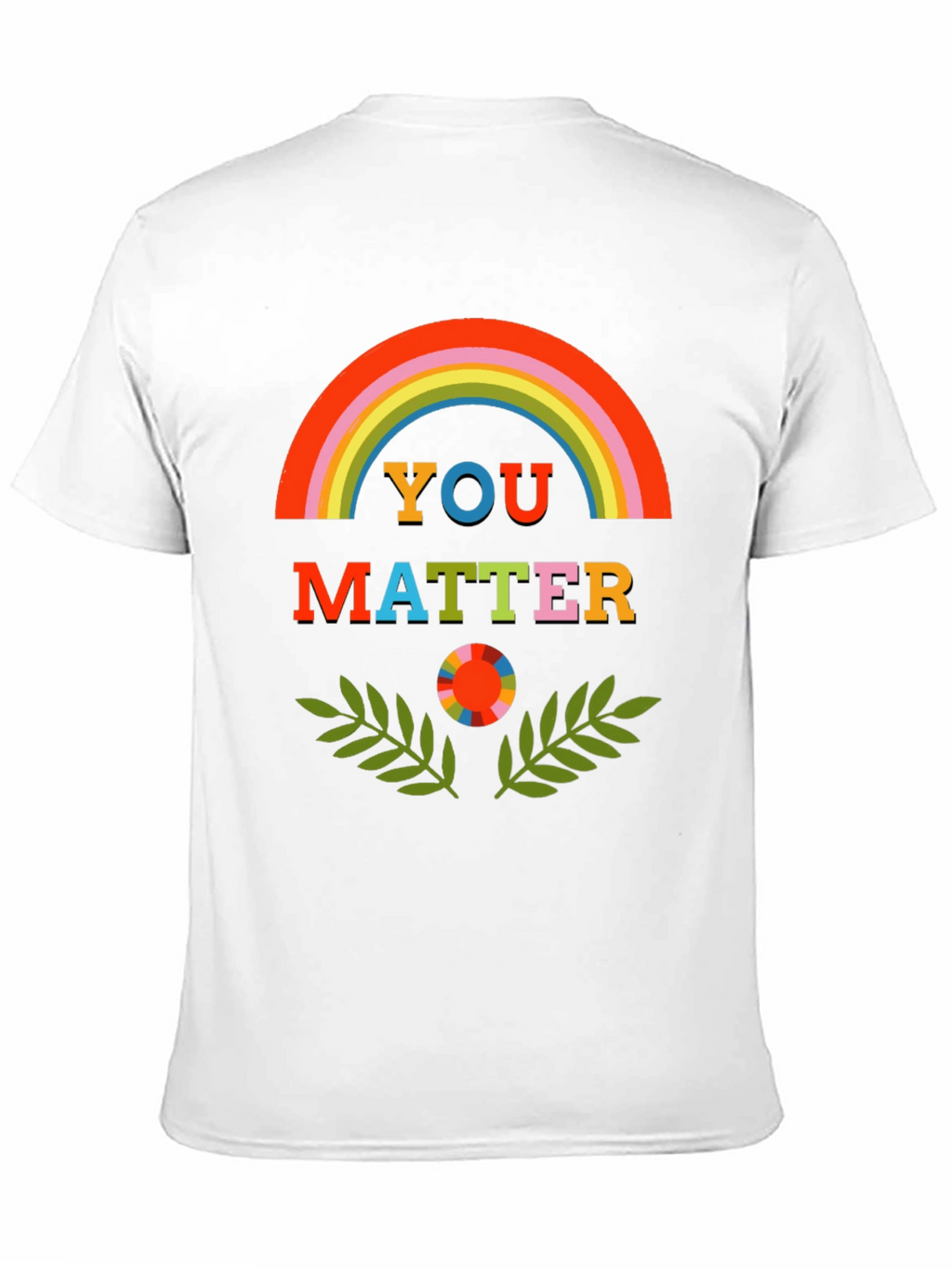 You Matter Rainbow Graphic Tee - Unisex Black T-Shirt