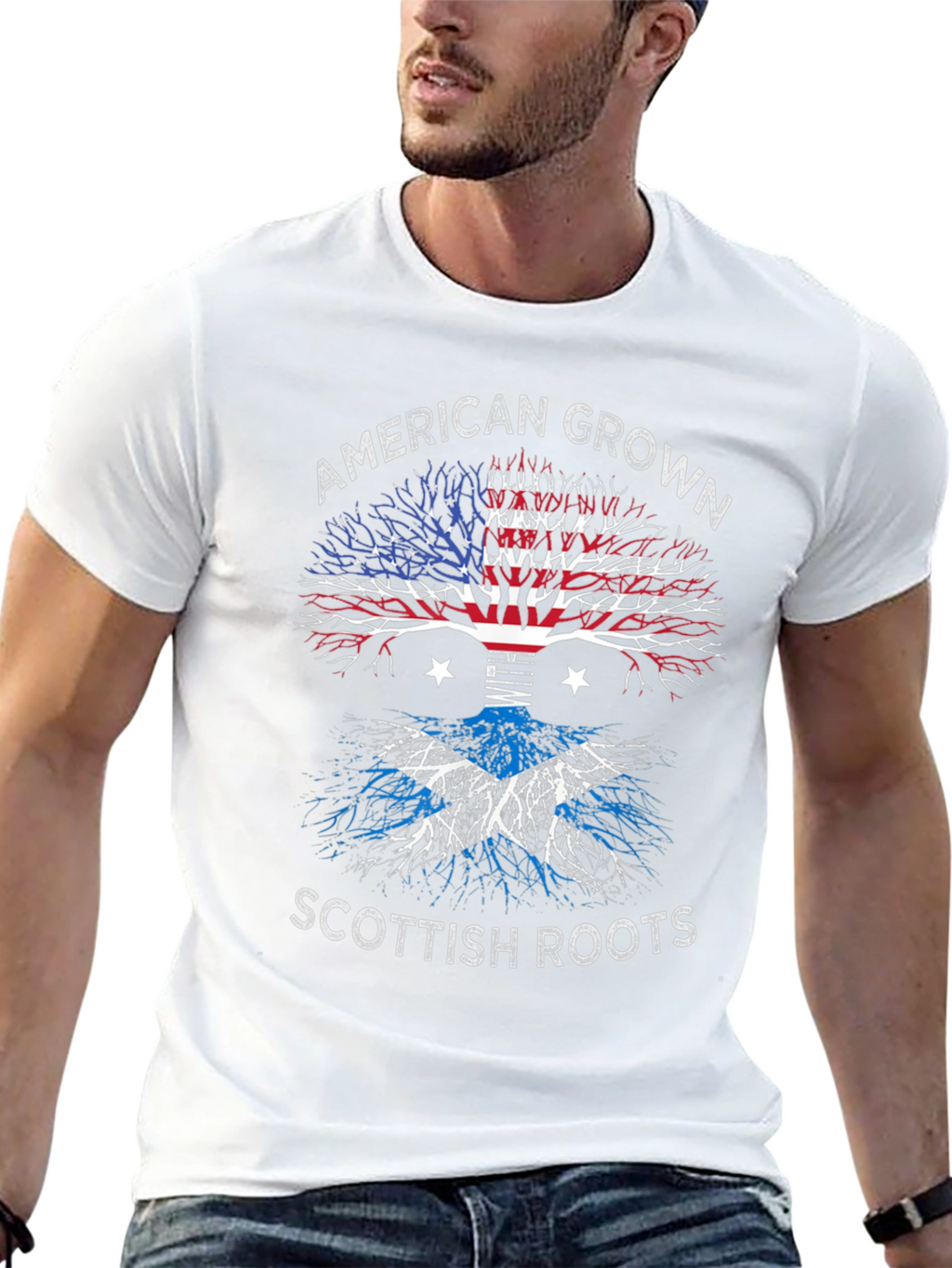 American Grown Scottish Roots T-Shirt
