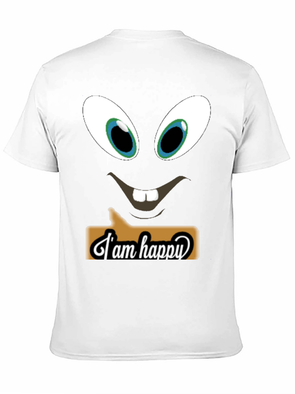 Funny Face T-Shirt - I am Happy Design