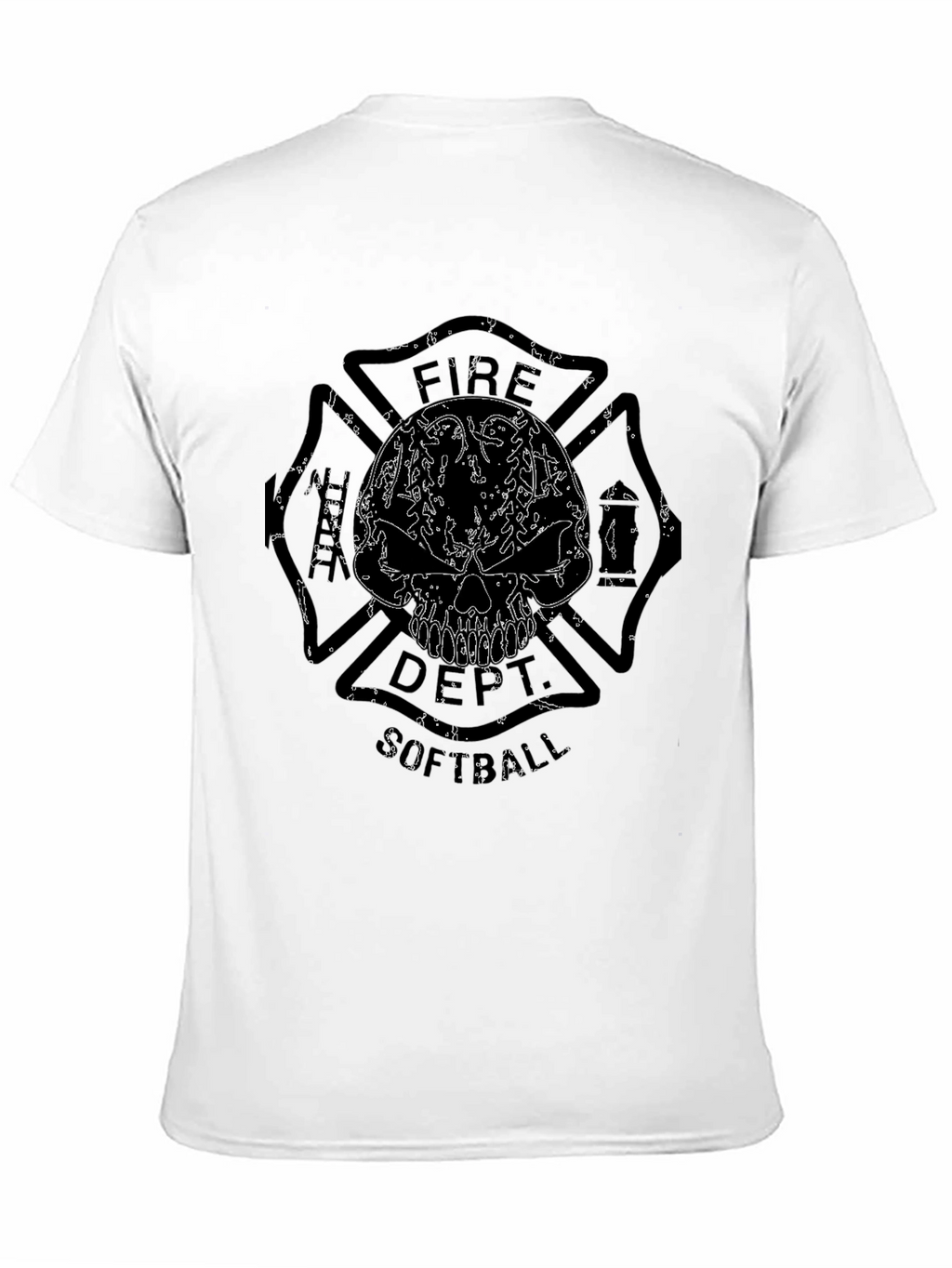 Fire Dept. Softball Graphic T-Shirt