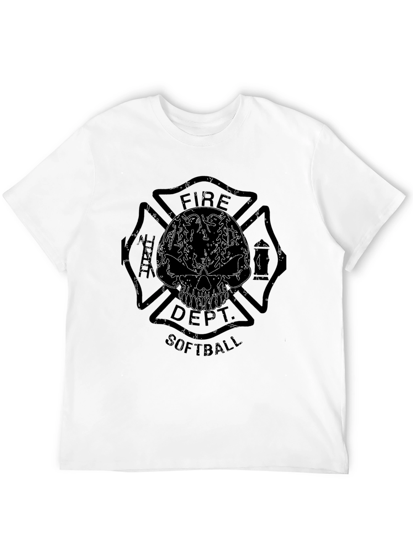 Fire Dept. Softball Graphic T-Shirt