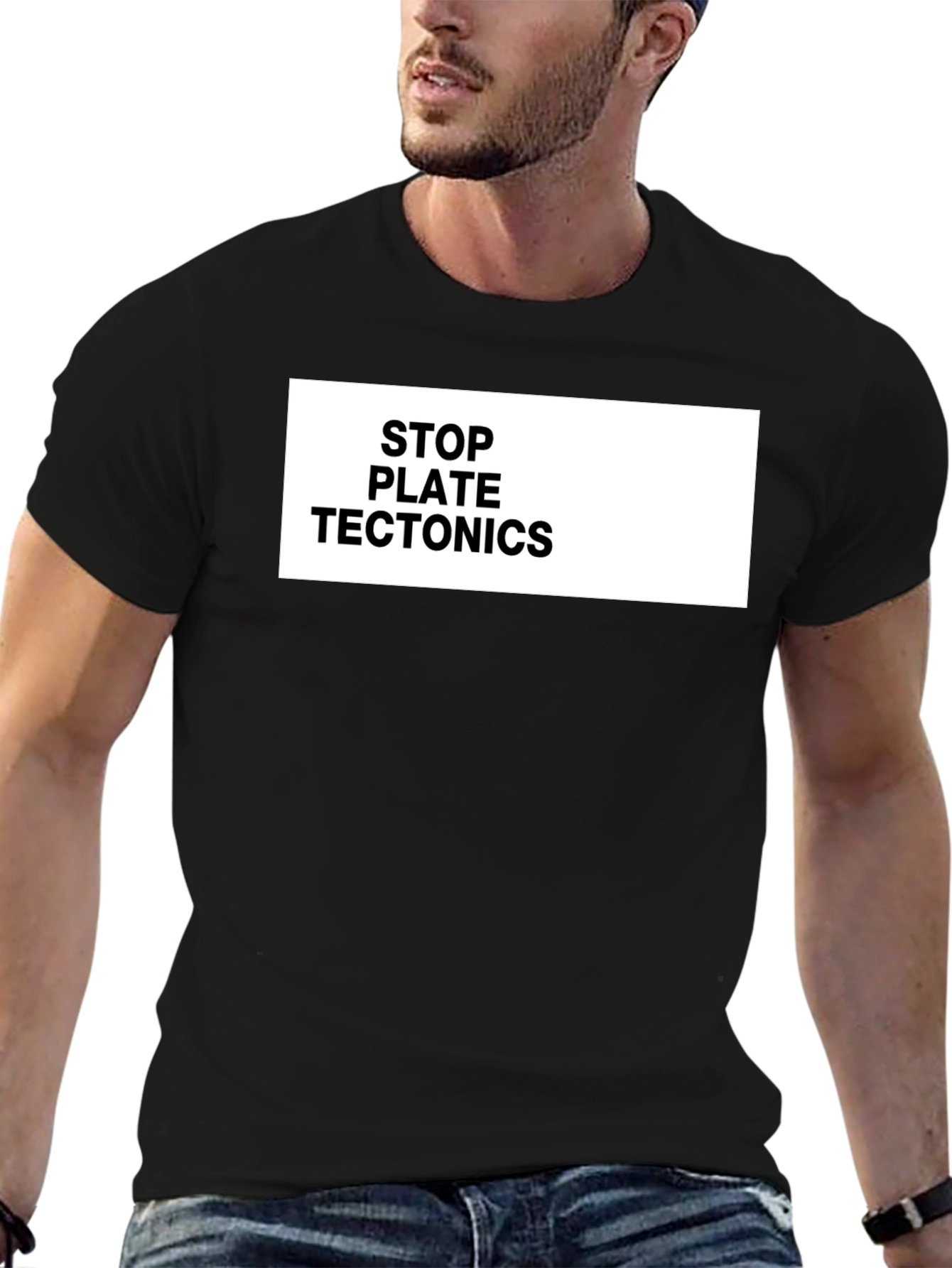 Stop Plate Tectonics Funny Graphic Tee