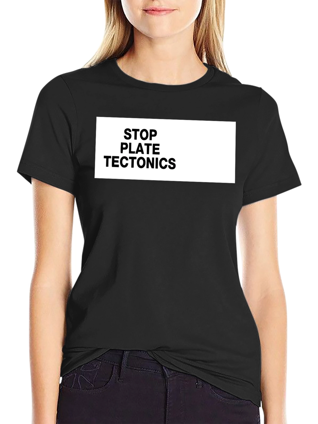 Stop Plate Tectonics Funny Graphic Tee
