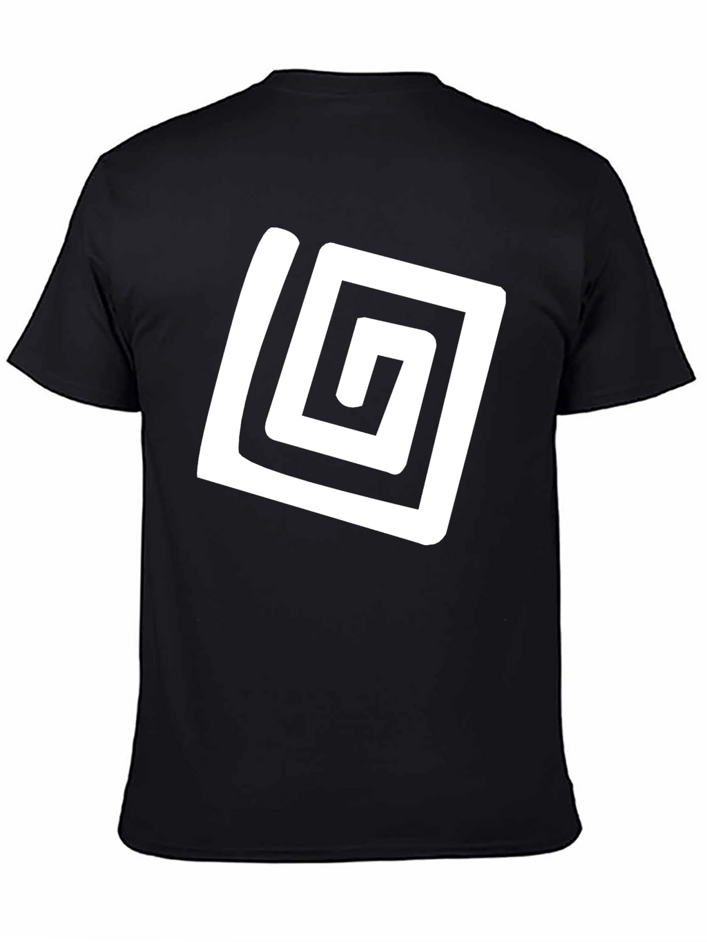 Abstract Graphic Tee - Black