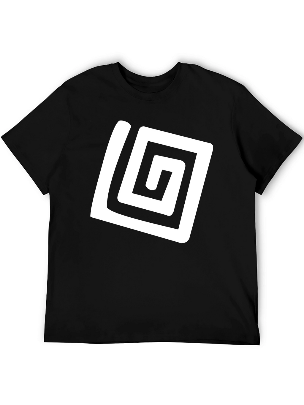 Abstract Graphic Tee - Black