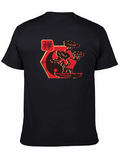 Zen Yin Yang Bonsai Tree Graphic Tee - Black