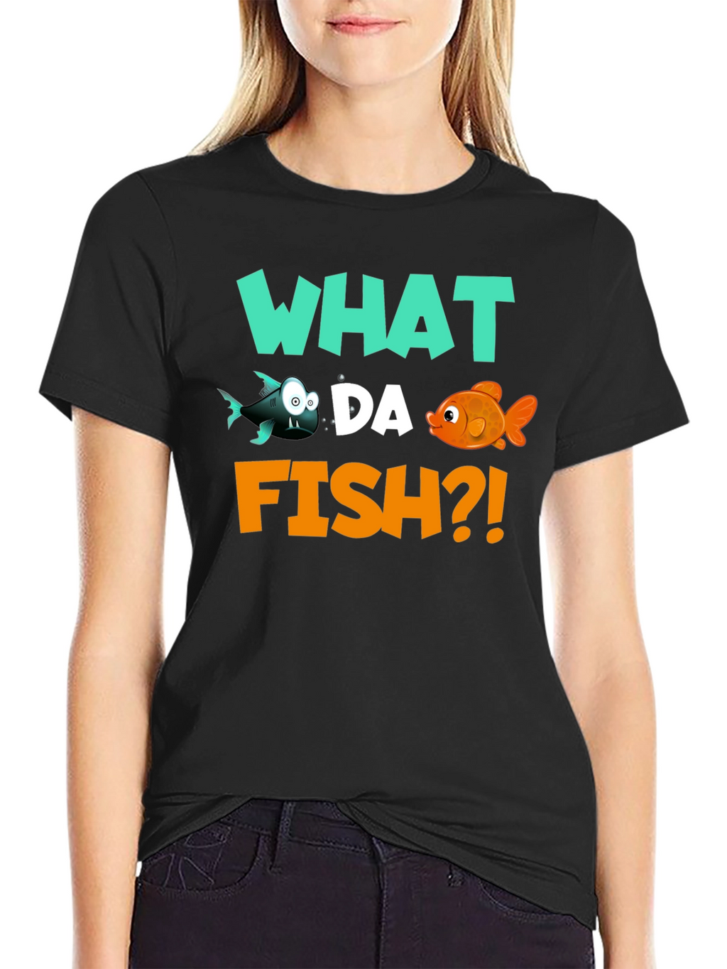 What Da Fish T-Shirt - Funny Fish Pun Tee