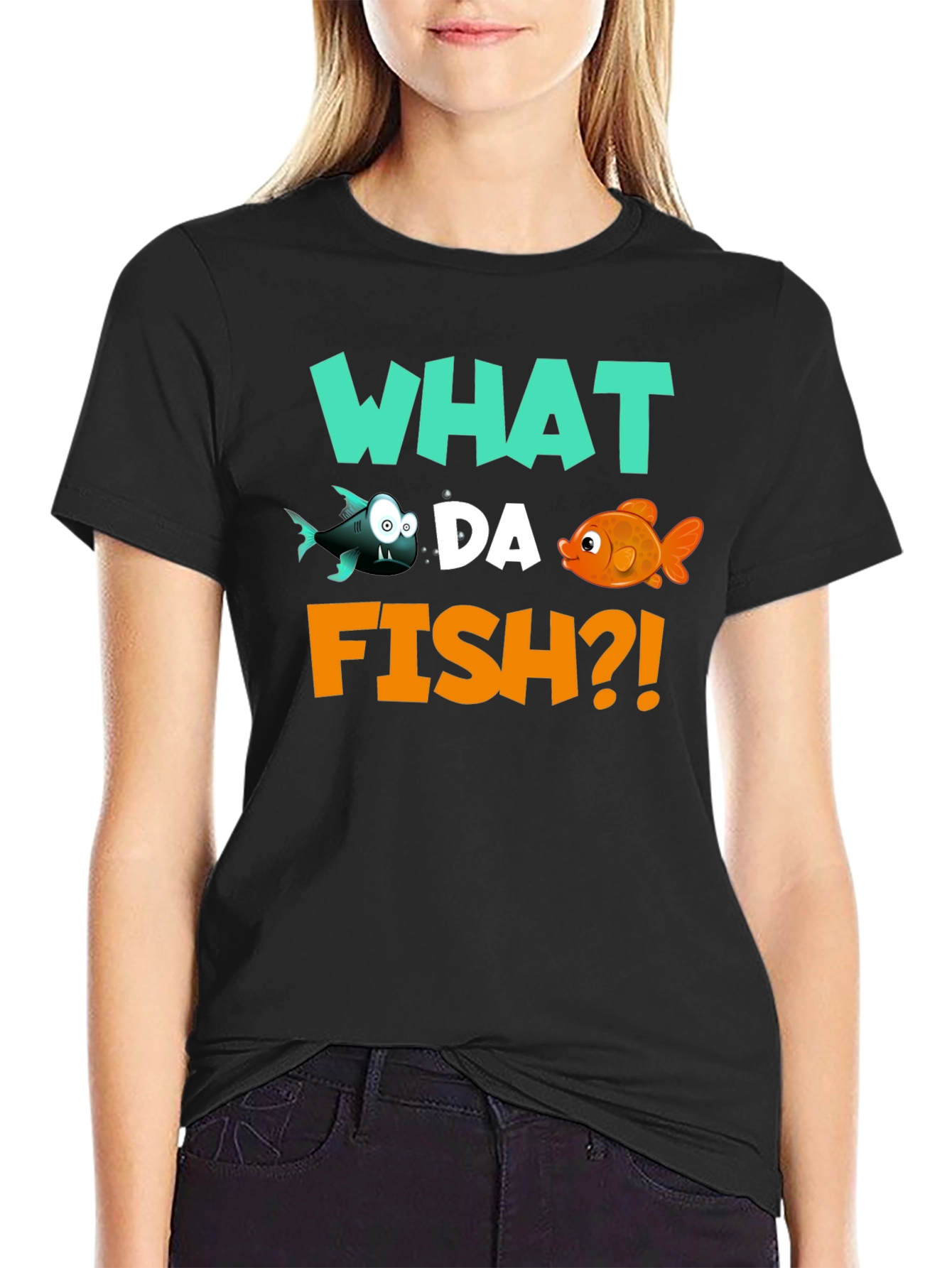 What Da Fish T-Shirt - Funny Fish Pun Tee