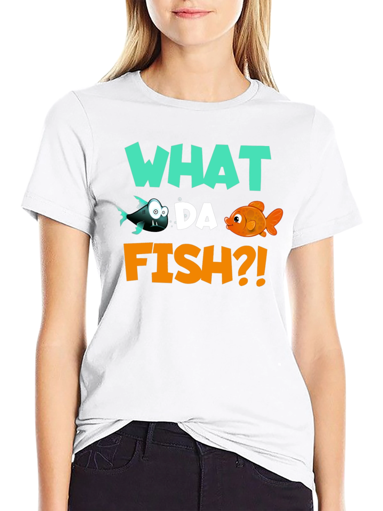 What Da Fish T-Shirt - Funny Fish Pun Tee
