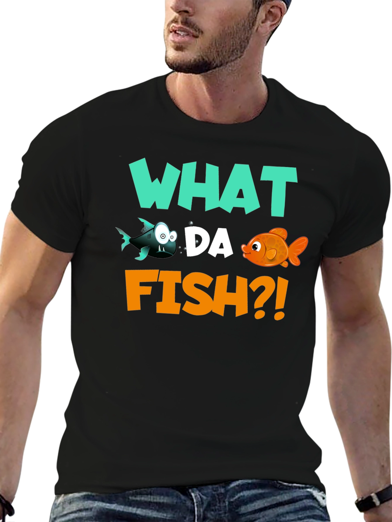 What Da Fish T-Shirt - Funny Fish Pun Tee