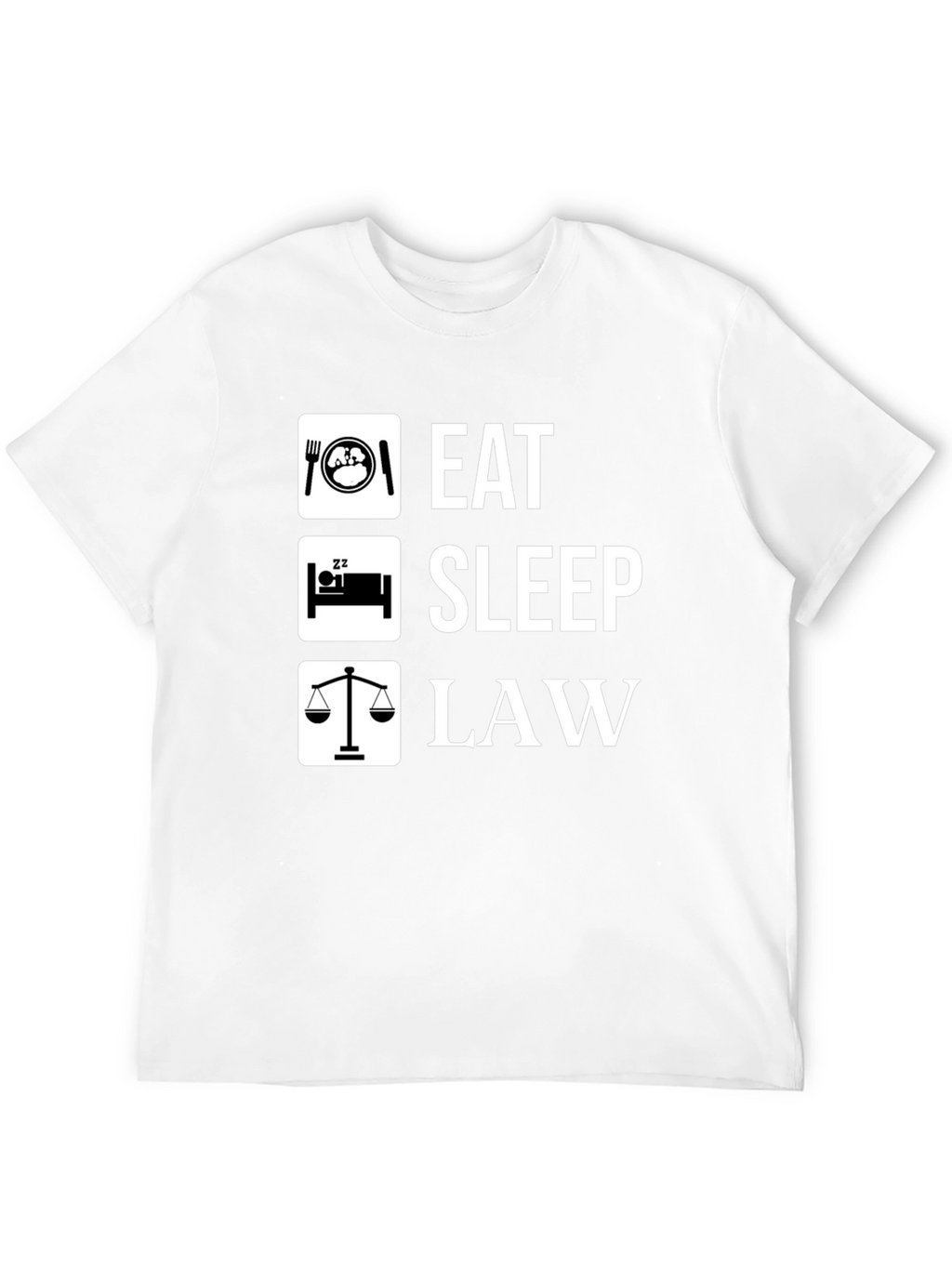 Eat Sleep Law Funny Lawyer T-Shirt