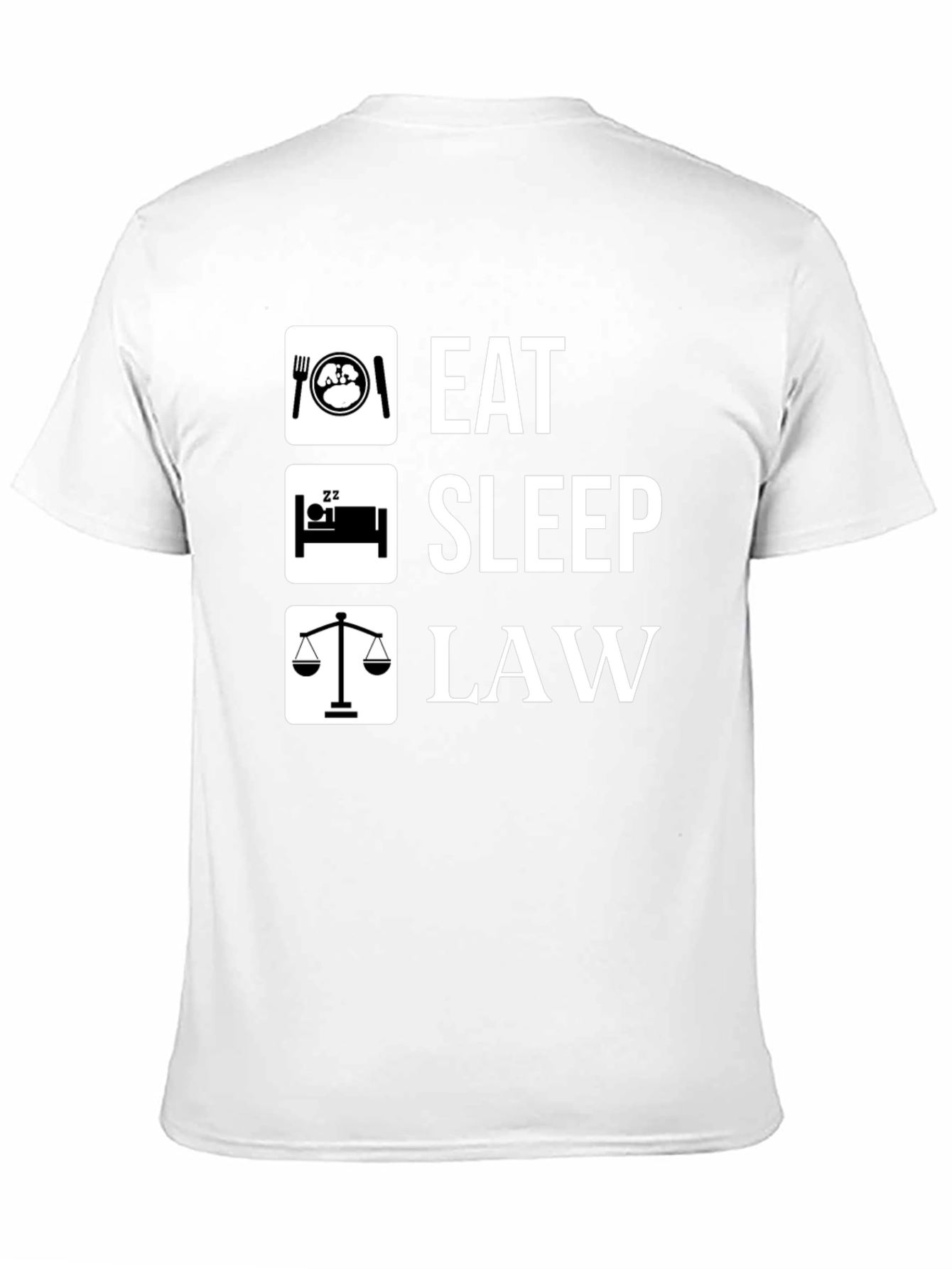 Eat Sleep Law Funny Lawyer T-Shirt