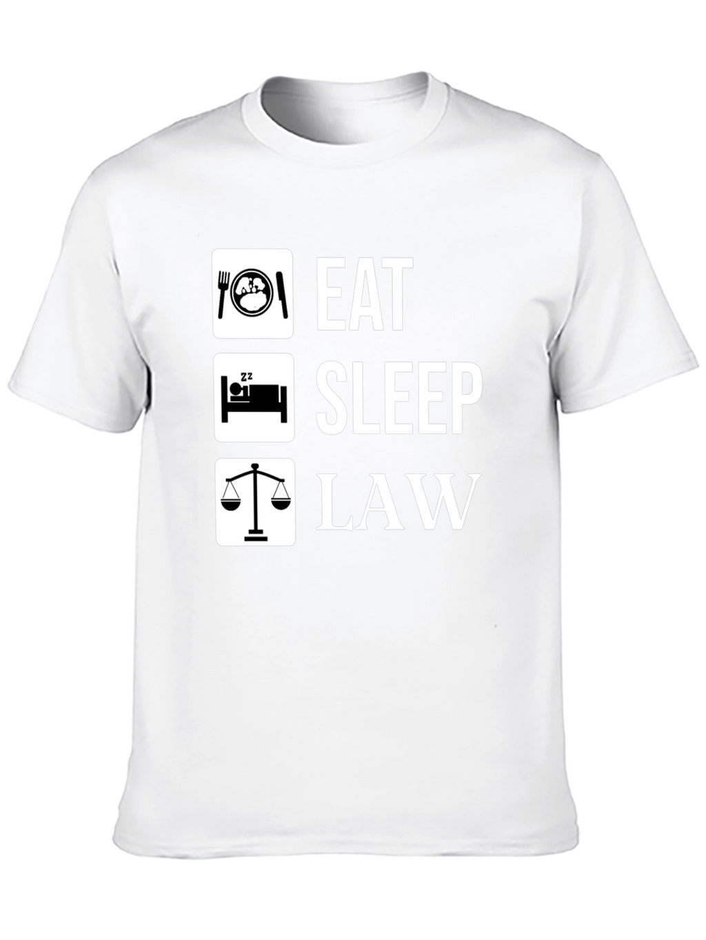 Eat Sleep Law Funny Lawyer T-Shirt
