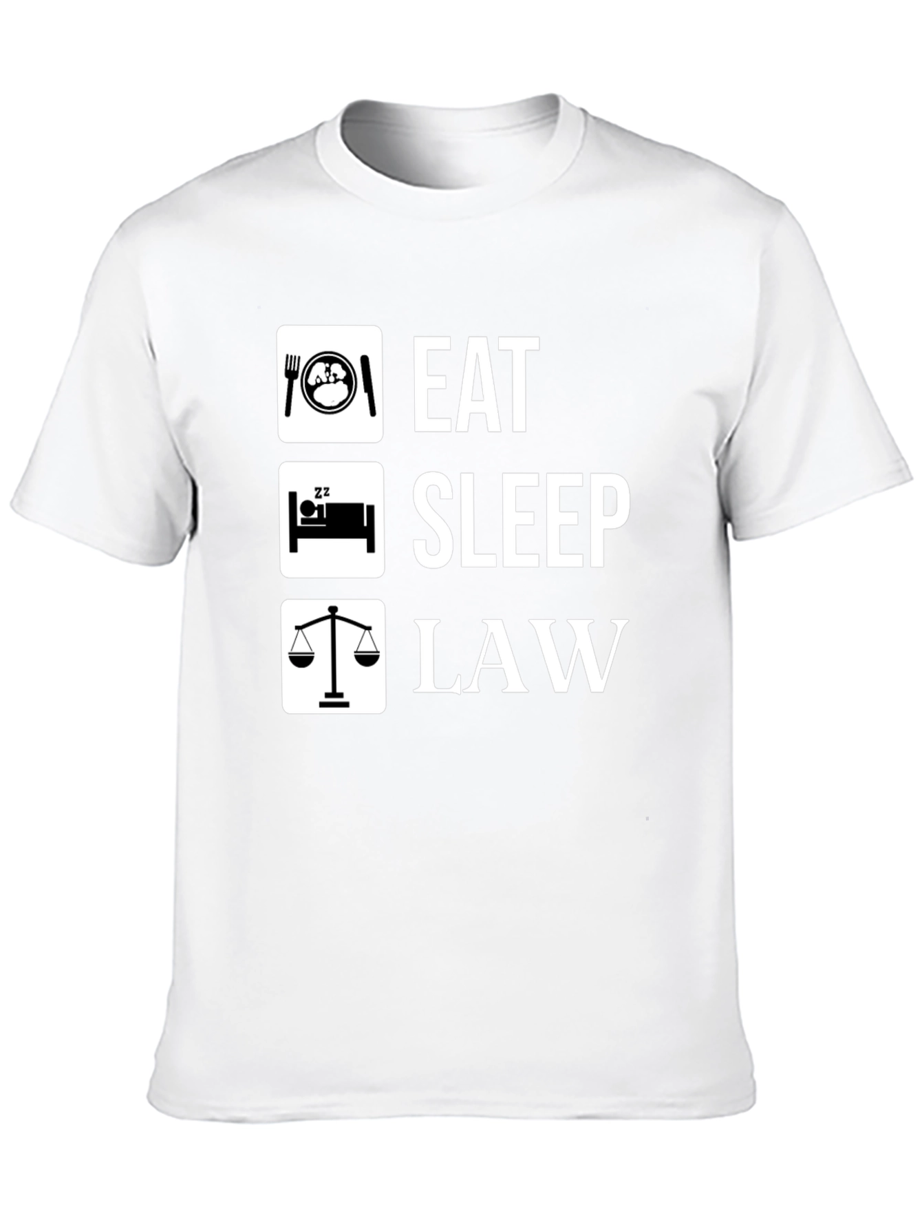 Eat Sleep Law Funny Lawyer T-Shirt