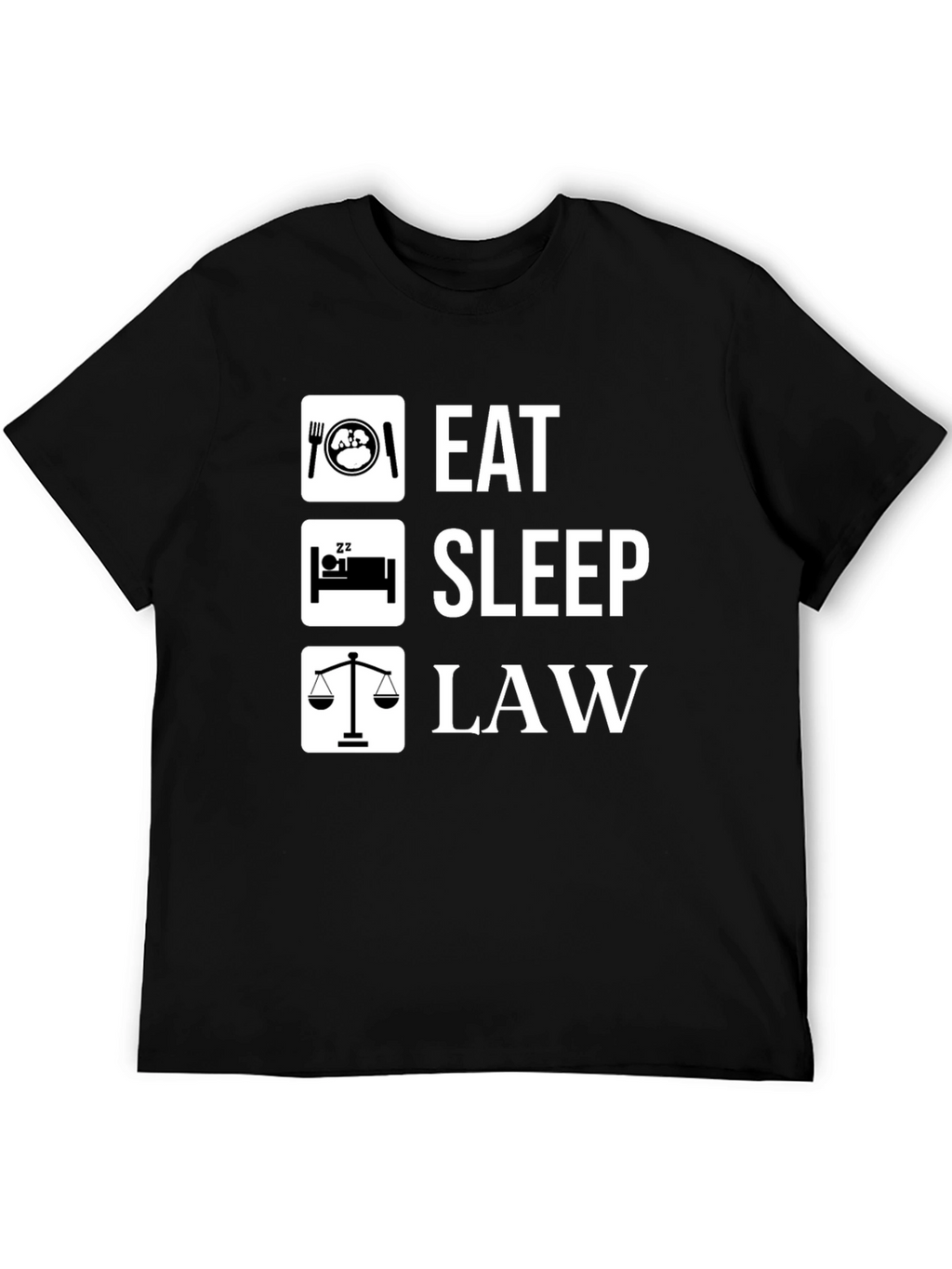 Eat Sleep Law Funny Lawyer T-Shirt
