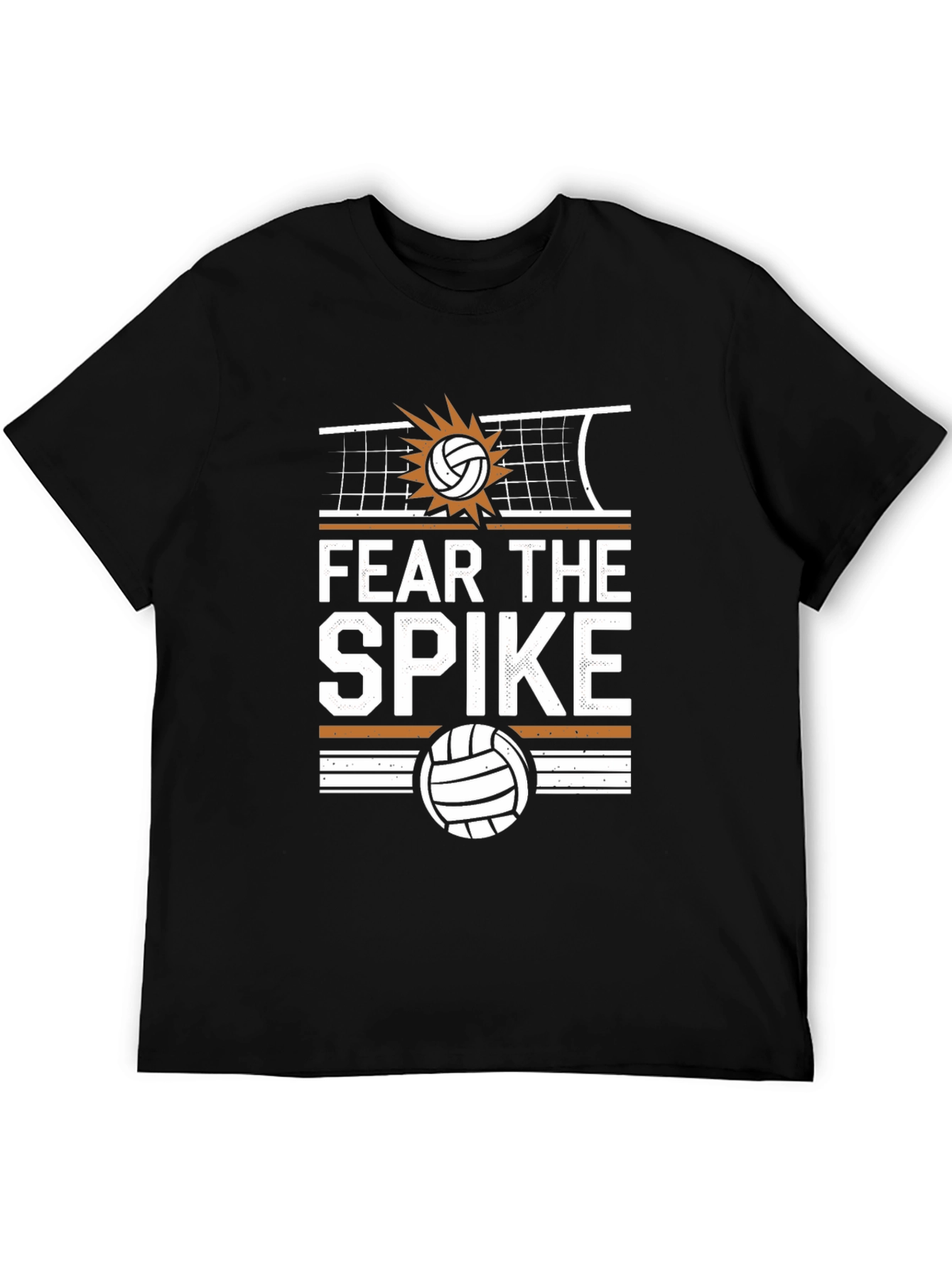 Fear The Spike Volleyball Graphic Tee - Sports Shirt