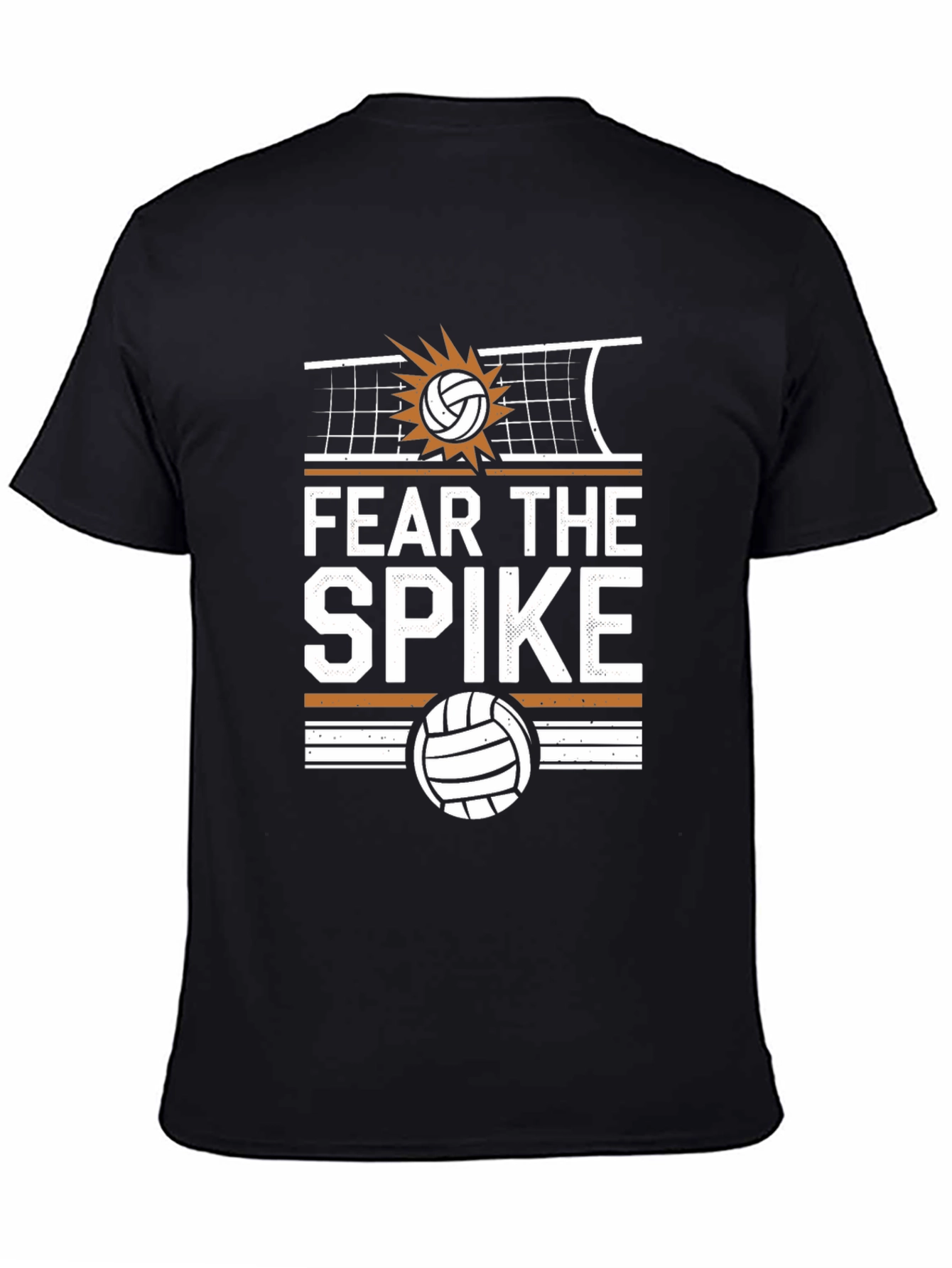 Fear The Spike Volleyball Graphic Tee - Sports Shirt