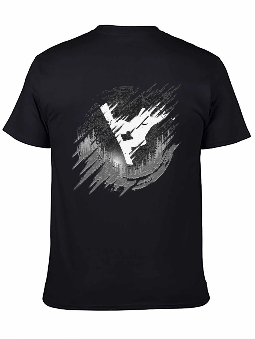 Mountain Graphic Black Tee - Adventure Ready
