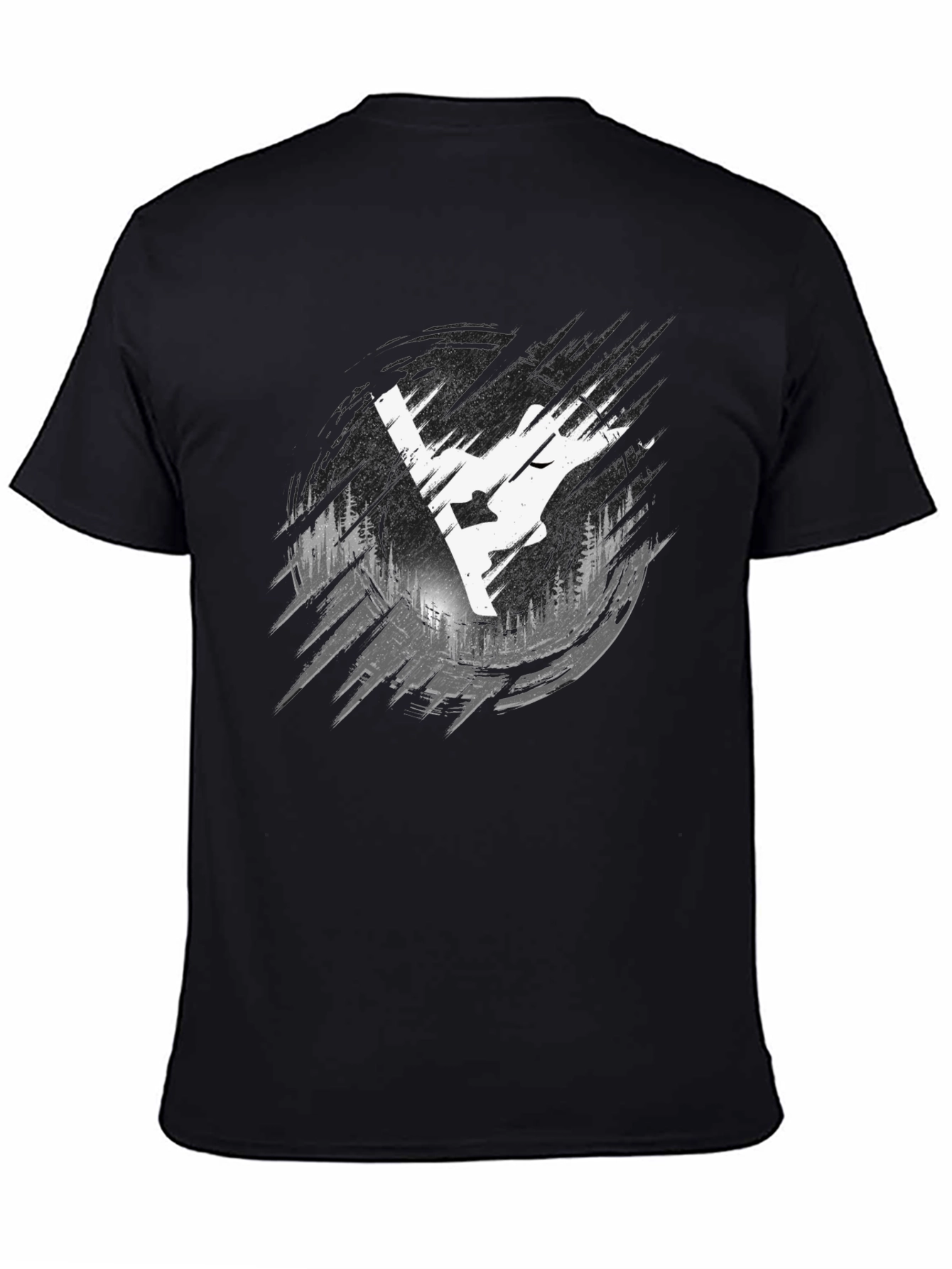 Mountain Graphic Black Tee - Adventure Ready