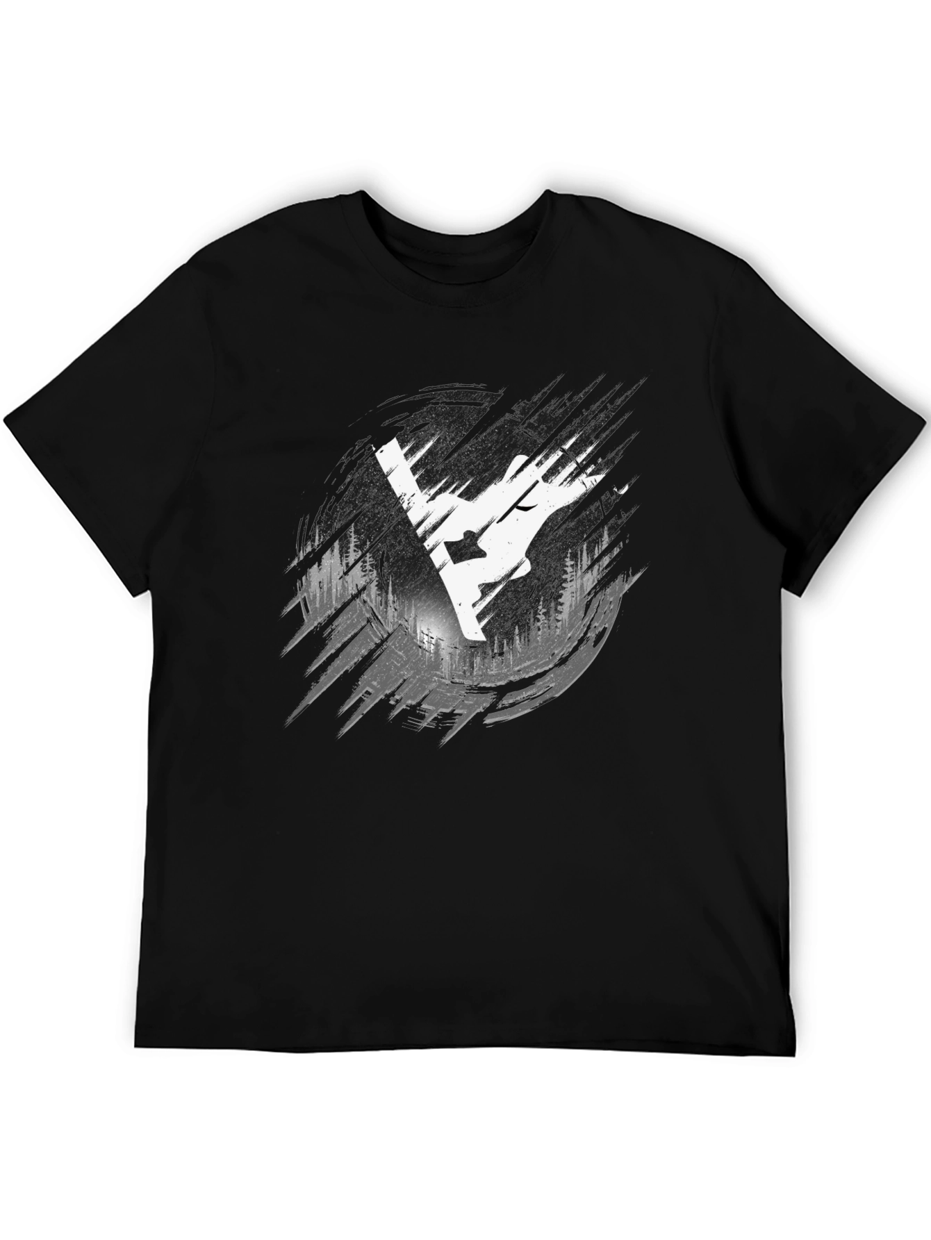 Mountain Graphic Black Tee - Adventure Ready