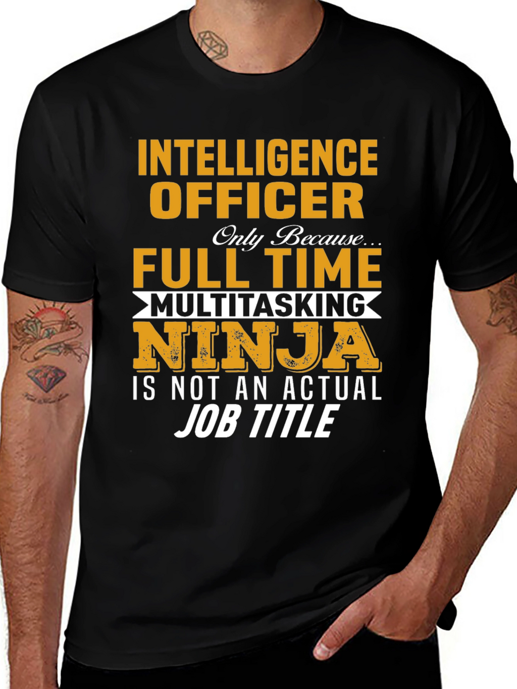 Intelligence Officer Multitasking Ninja T-Shirt