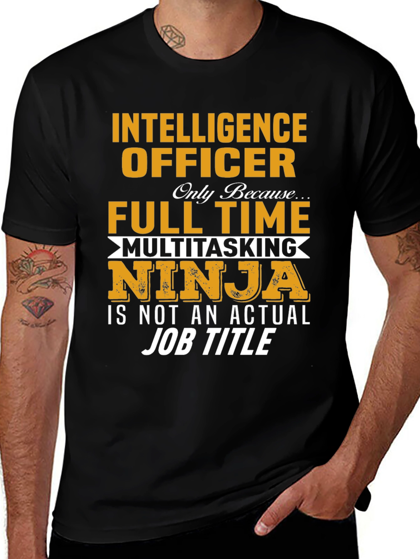 Intelligence Officer Multitasking Ninja T-Shirt