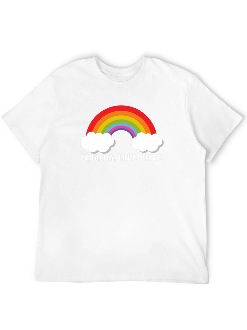 Equality Love Pride Rainbow Graphic Tee