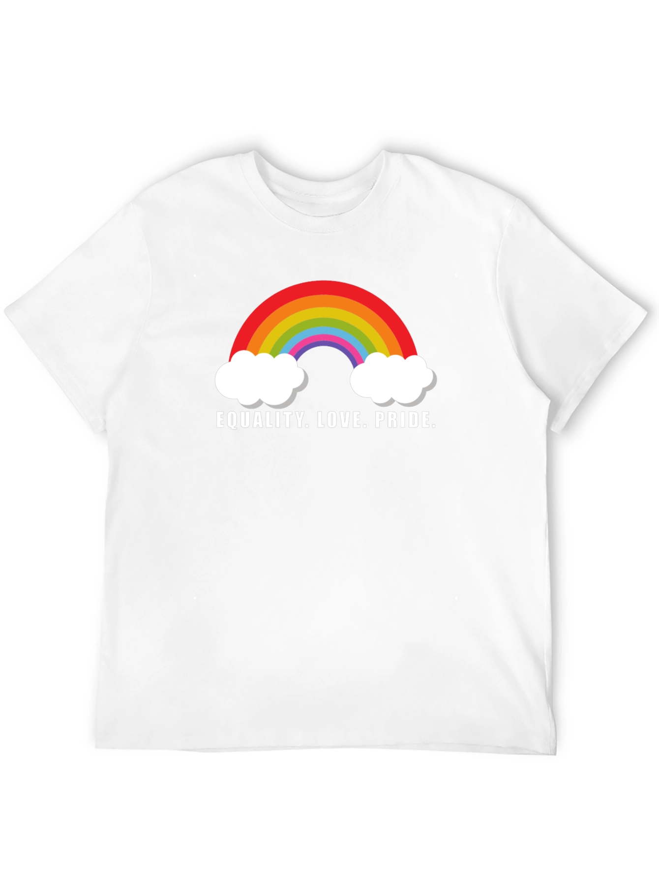 Equality Love Pride Rainbow Graphic Tee