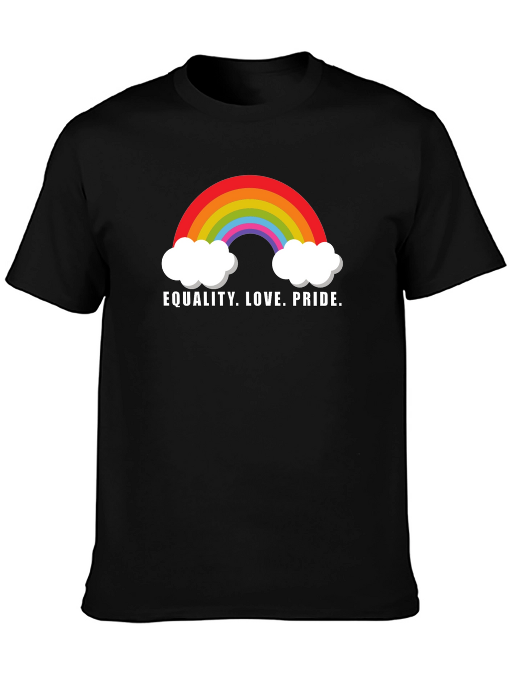 Equality Love Pride Rainbow Graphic Tee