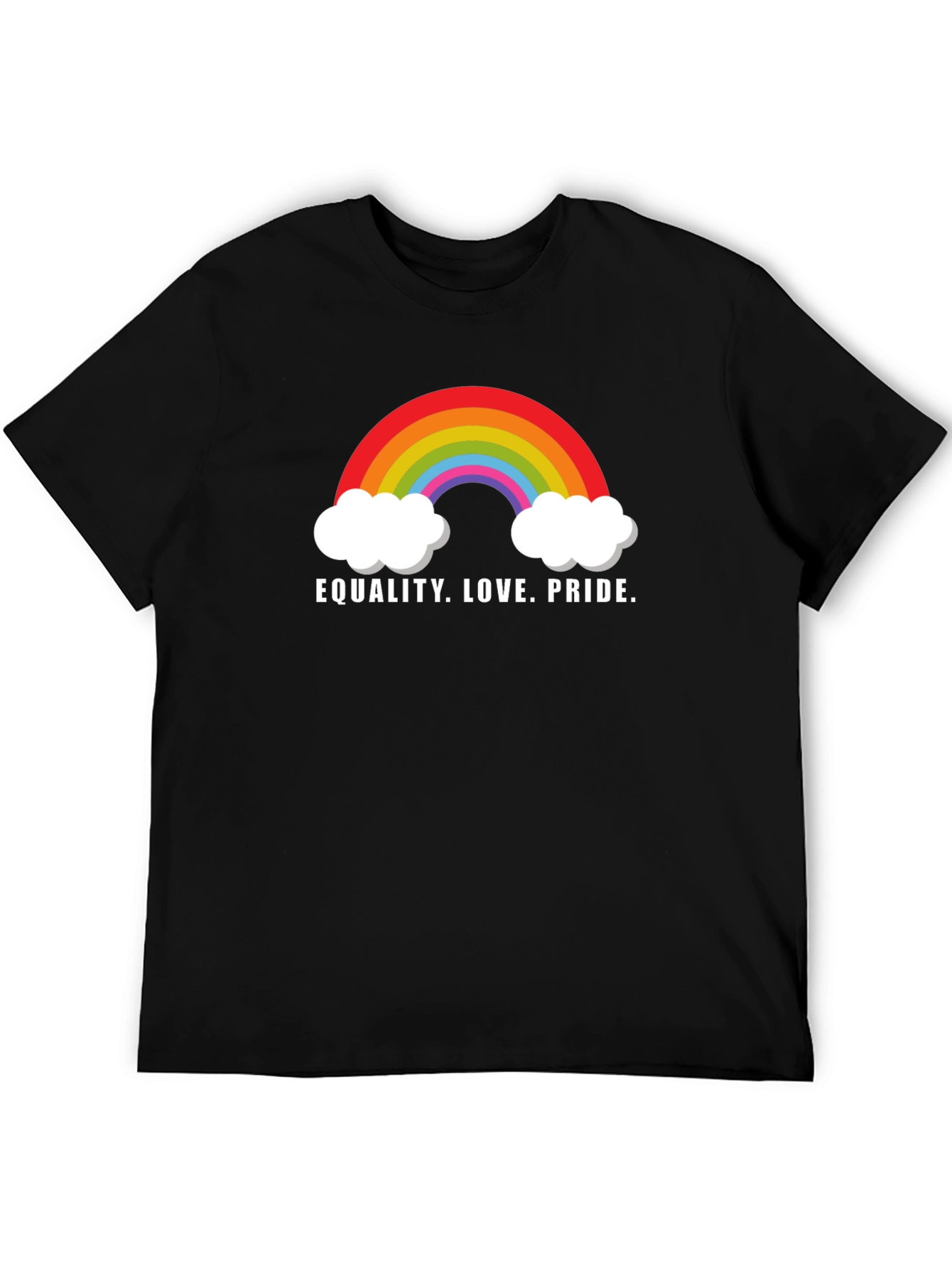 Equality Love Pride Rainbow Graphic Tee