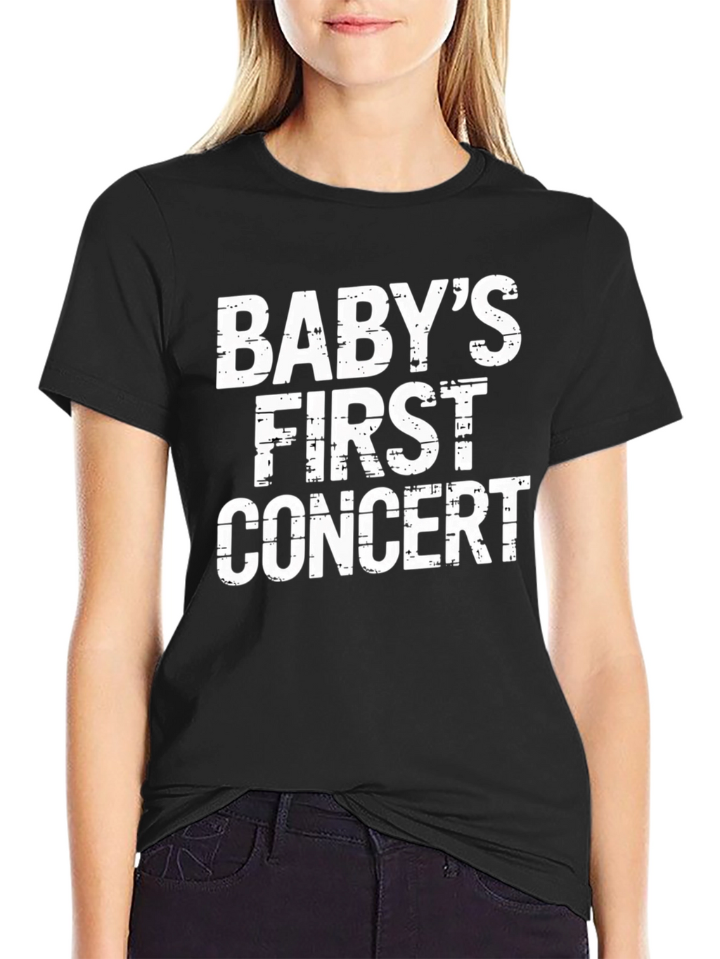 Babys First Concert Tee - Trendy Graphic T-Shirt