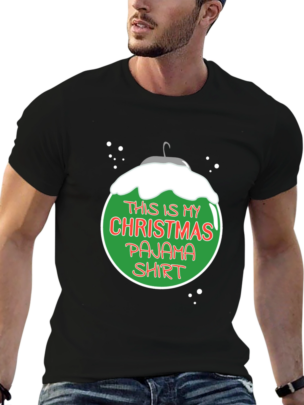 Christmas Pajama Shirt - Holiday T-Shirt