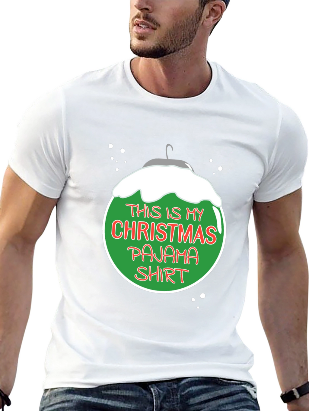 Christmas Pajama Shirt - Holiday T-Shirt