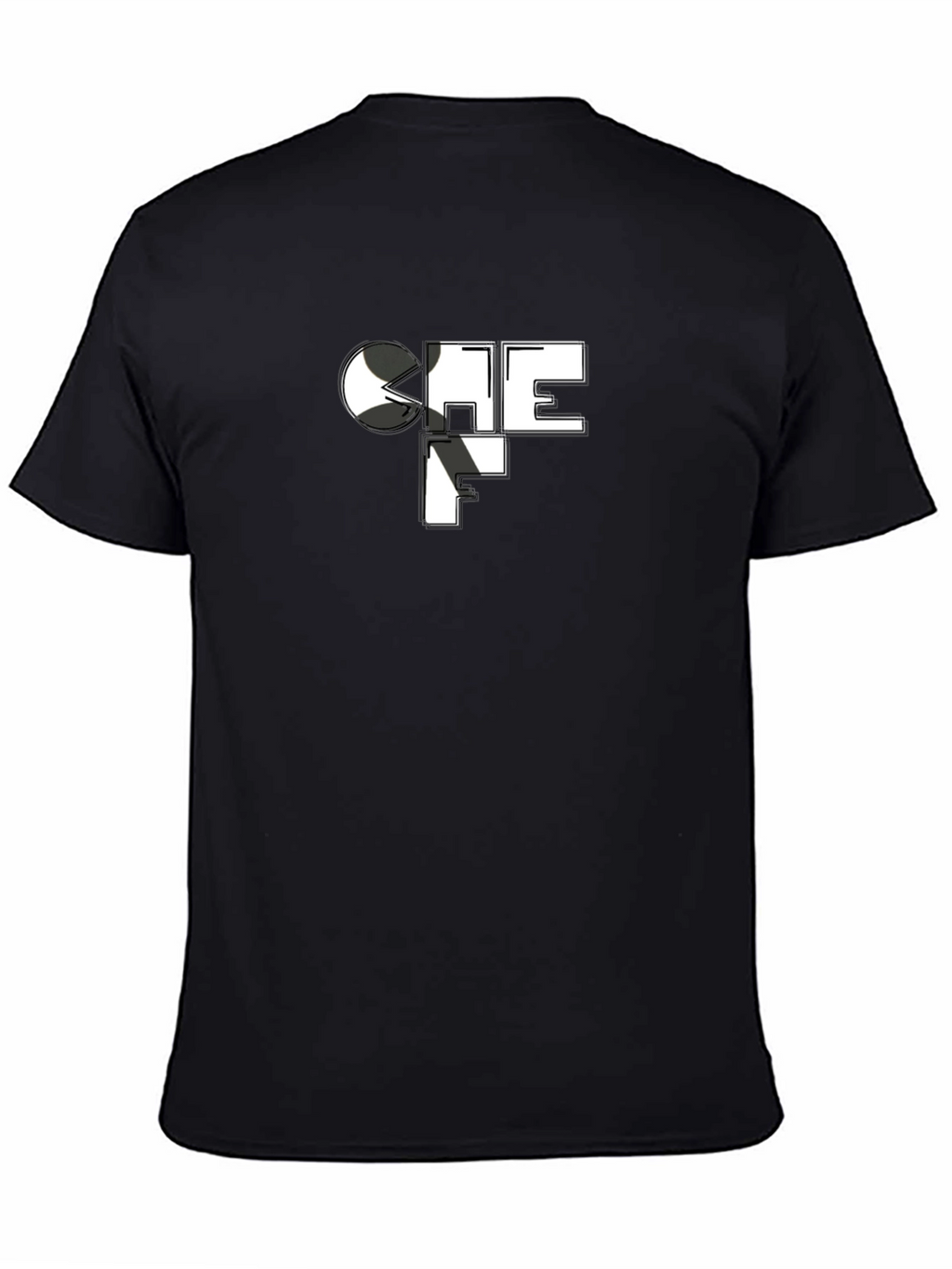 Chef Graphic Black T-Shirt - Culinary Fashion