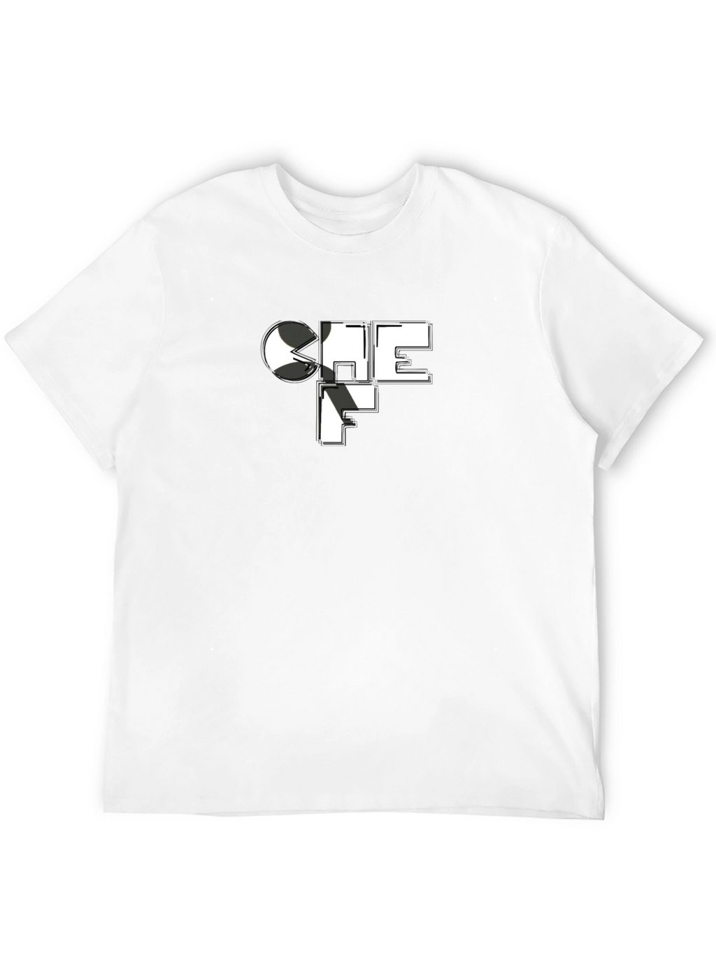Chef Graphic Black T-Shirt - Culinary Fashion