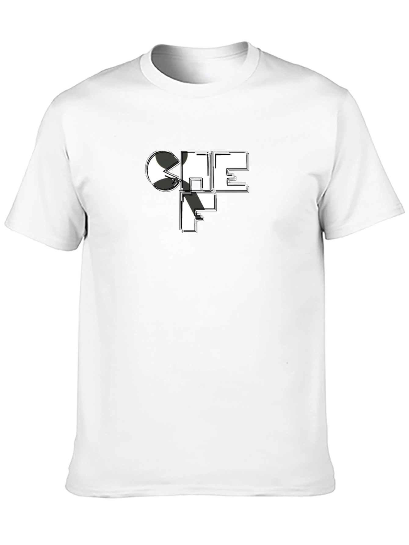 Chef Graphic Black T-Shirt - Culinary Fashion