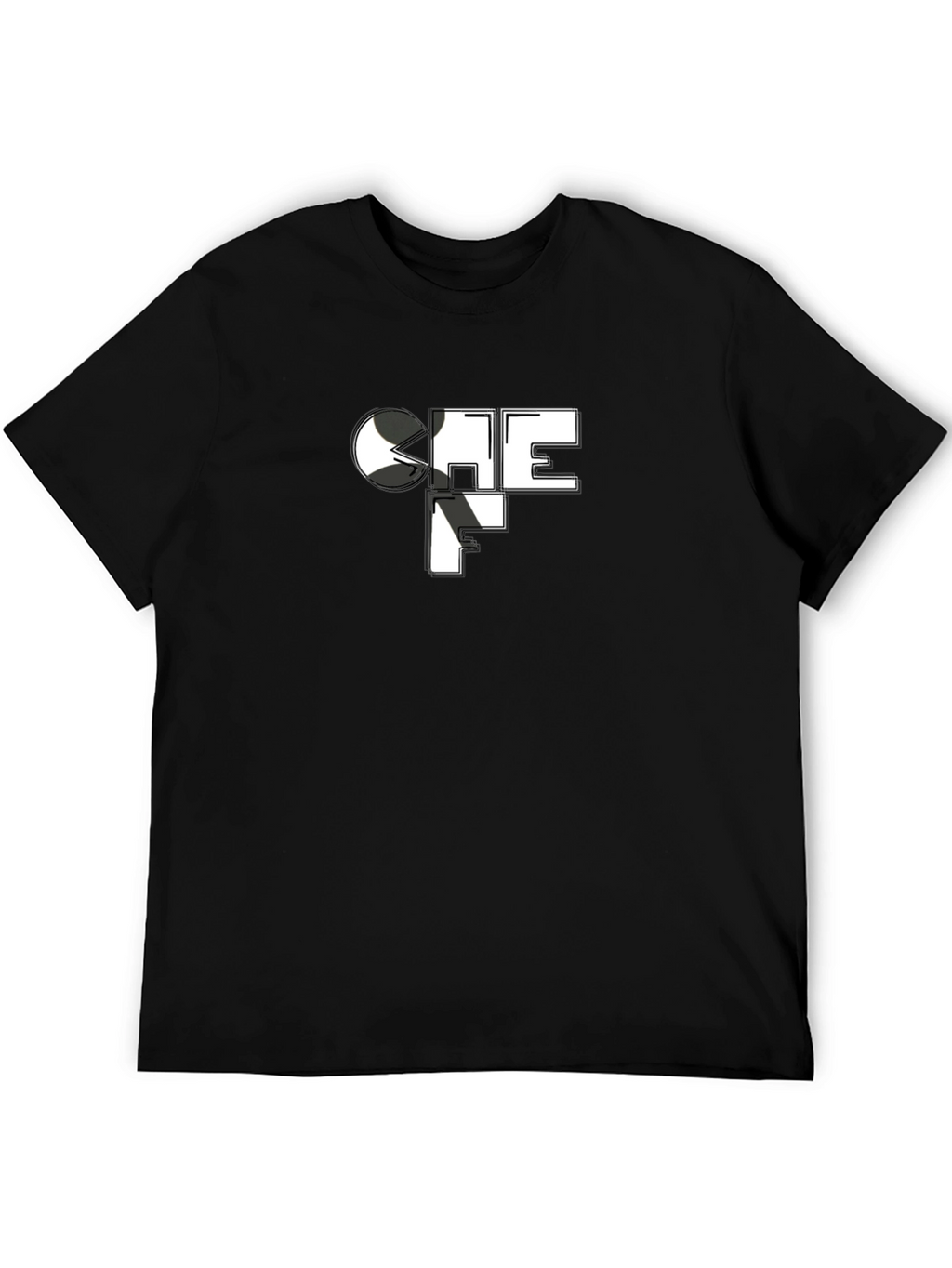 Chef Graphic Black T-Shirt - Culinary Fashion