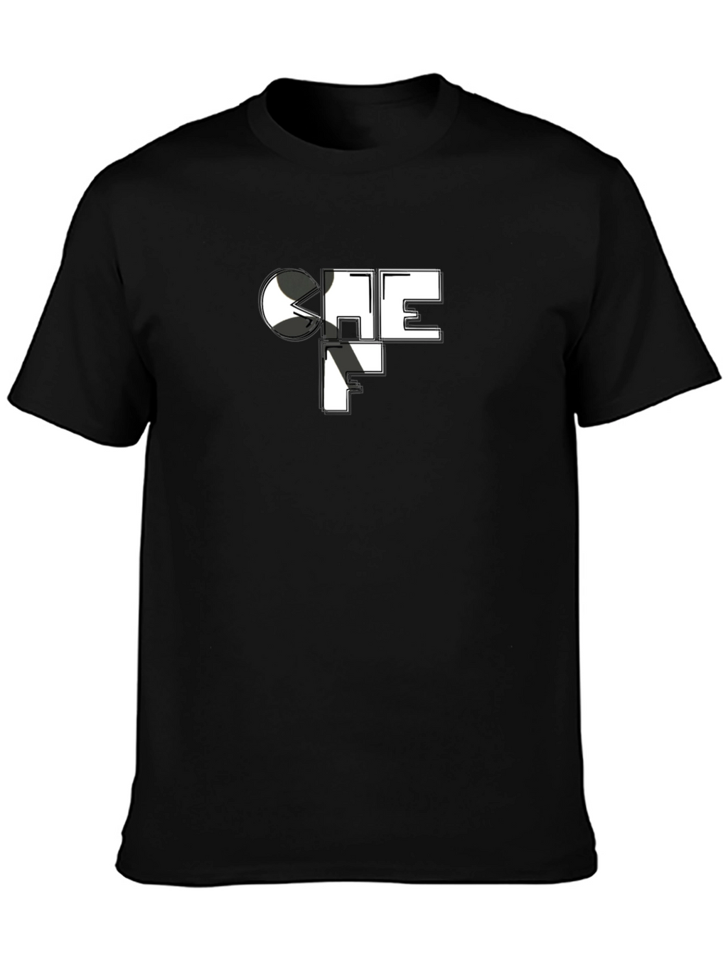 Chef Graphic Black T-Shirt - Culinary Fashion