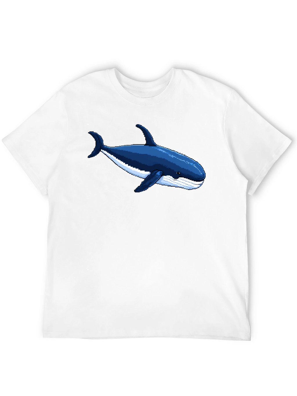 Pixel Whale T-Shirt - Marine Life Tee