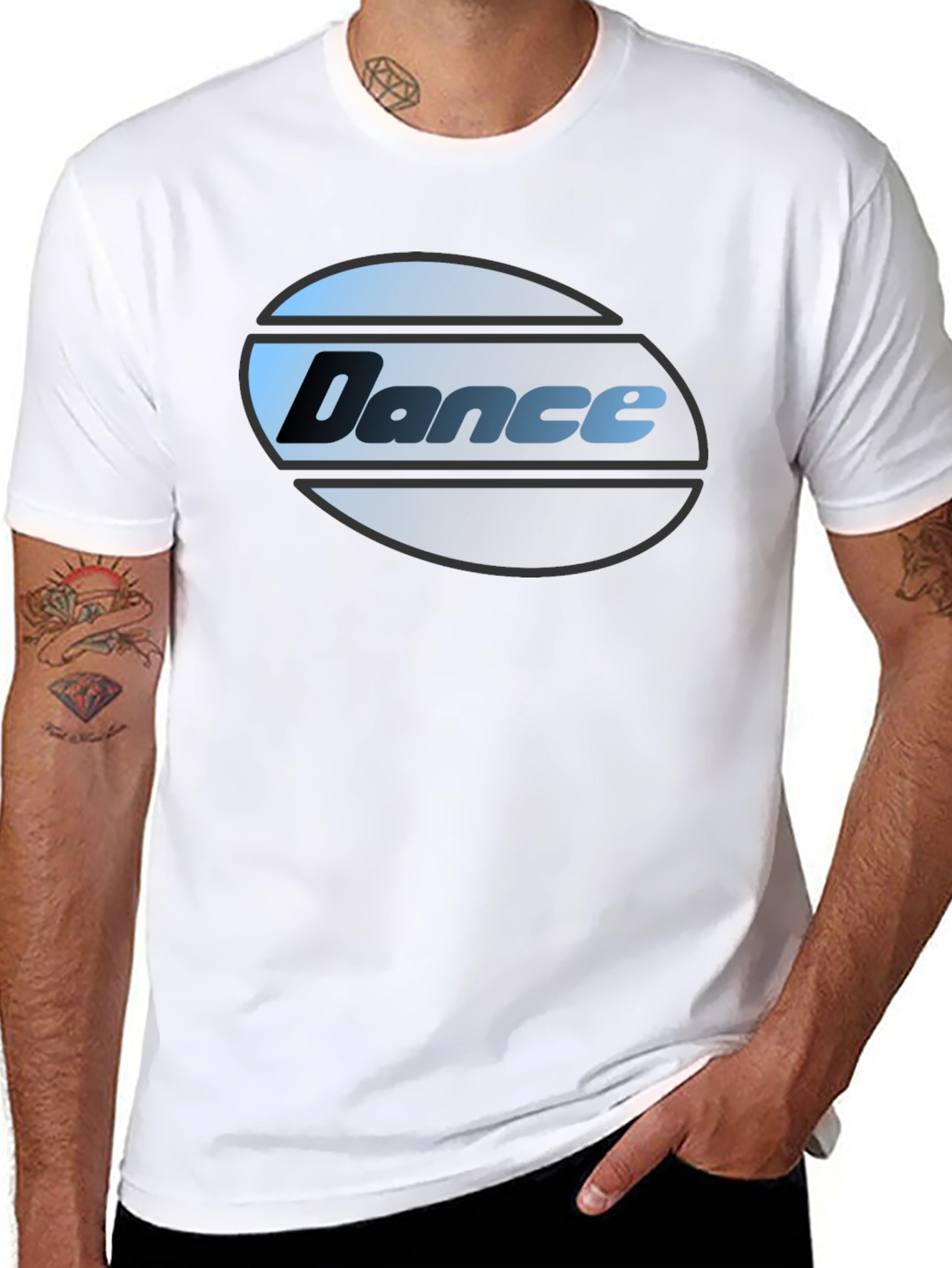Dance Black T-Shirt - Stylish Graphic Tee