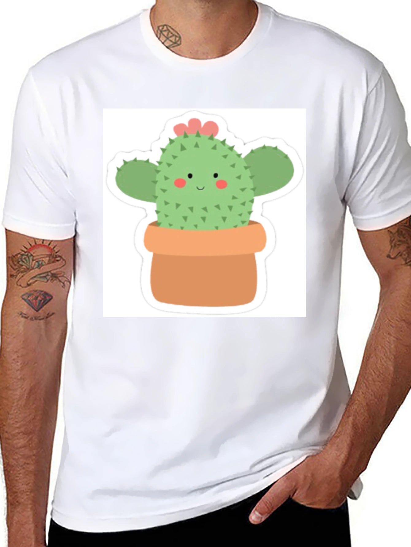 Cute Cactus Plant T-Shirt