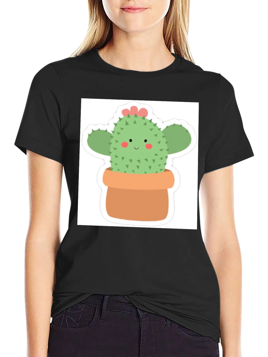 Cute Cactus Plant T-Shirt
