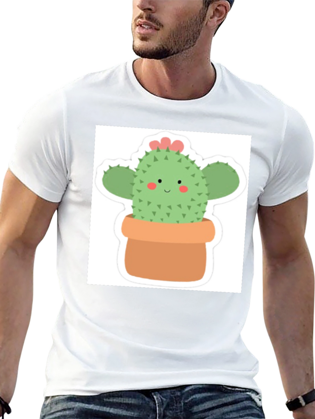 Cute Cactus Plant T-Shirt