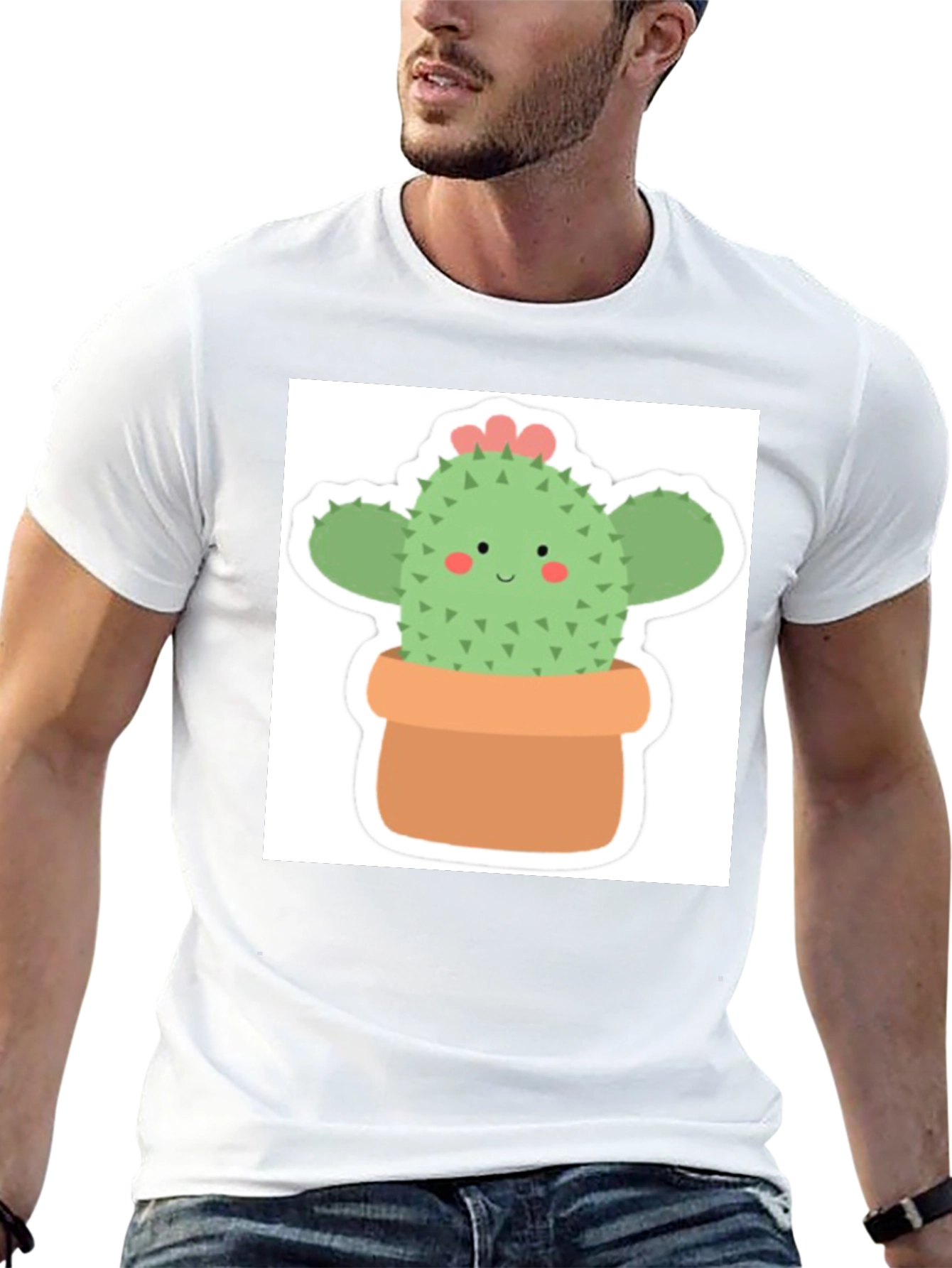 Cute Cactus Plant T-Shirt